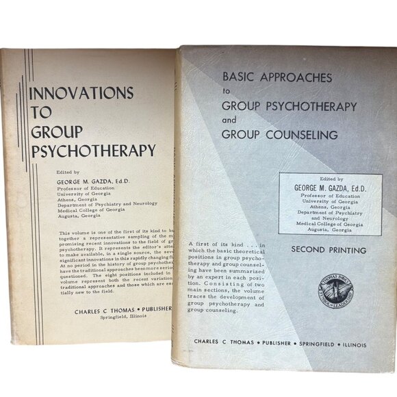 Basic Approaches To Group Psychotherapy And Counseling By Gazda Second Printing - Picture 1 of 7